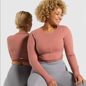 Gymshark x Whitney Simmons Moab brick crop top